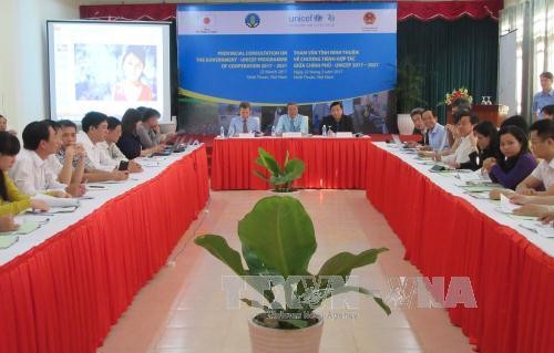 Tăng cường hợp tác với UNICEF về giảm nhẹ rủi ro thiên tai - ảnh 1